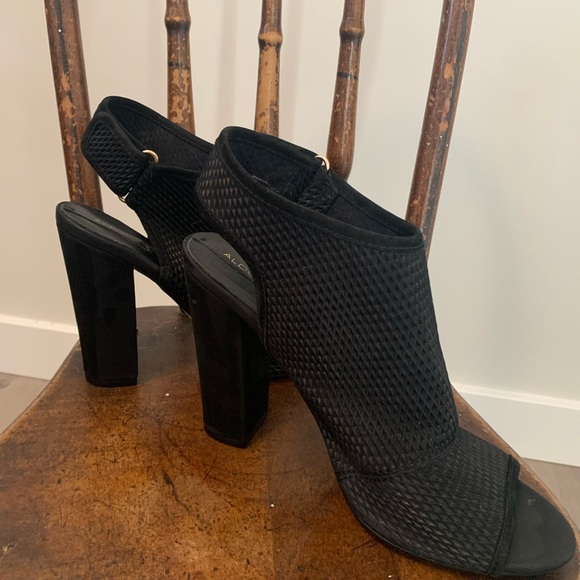 Black Aldo Heels size 8.5 - Picture 2 of 4
